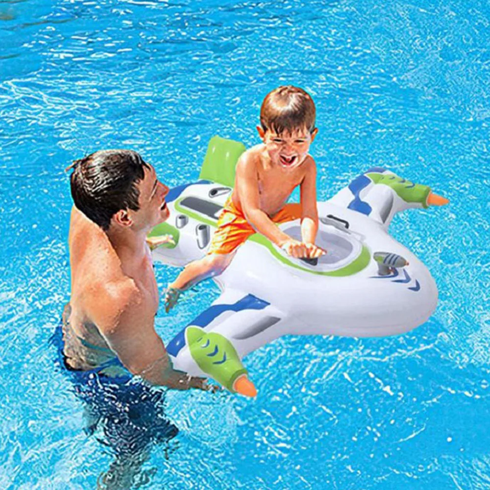 children's-water-toys-inflatable-jet-fighter-floating-cushion-baby-floating-bed-summer-outdoor-swimming-pool-toy-party-gifts