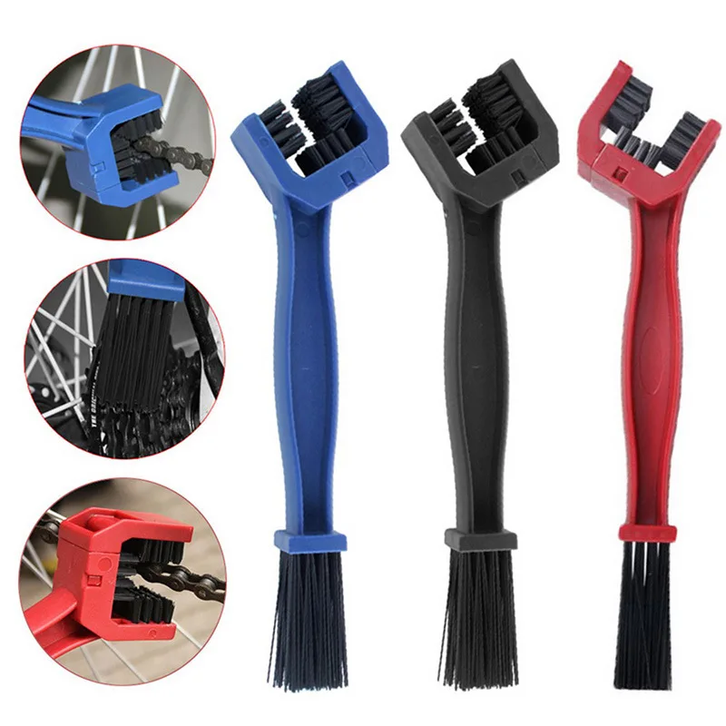 Motorcycle Chain Brush Bicycle Gear Chain Maintenance Dirt Brush