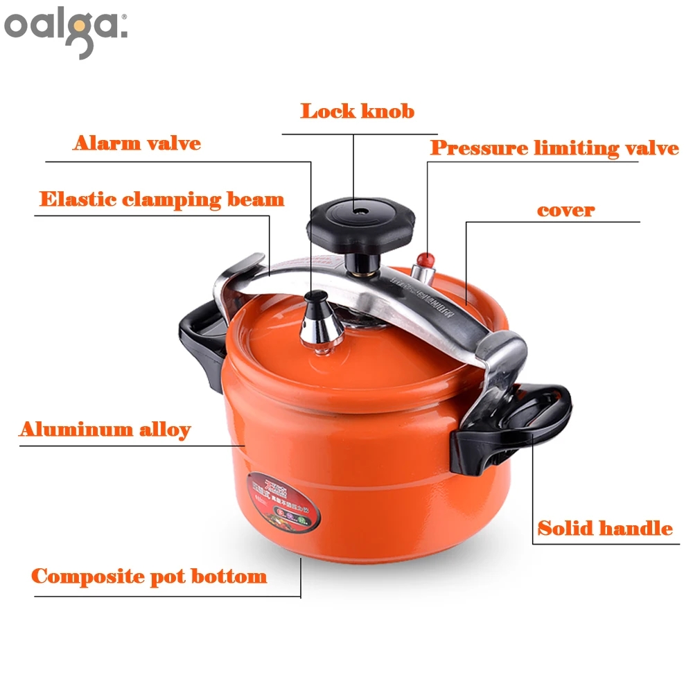 Explosion-Proof Stainless Steel Pressure Cooker, Rice Cooking