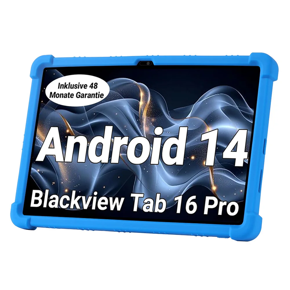 Durable Shockproof Silicone Tablet Cover with Adjustable Stand and Kids Safe Design
