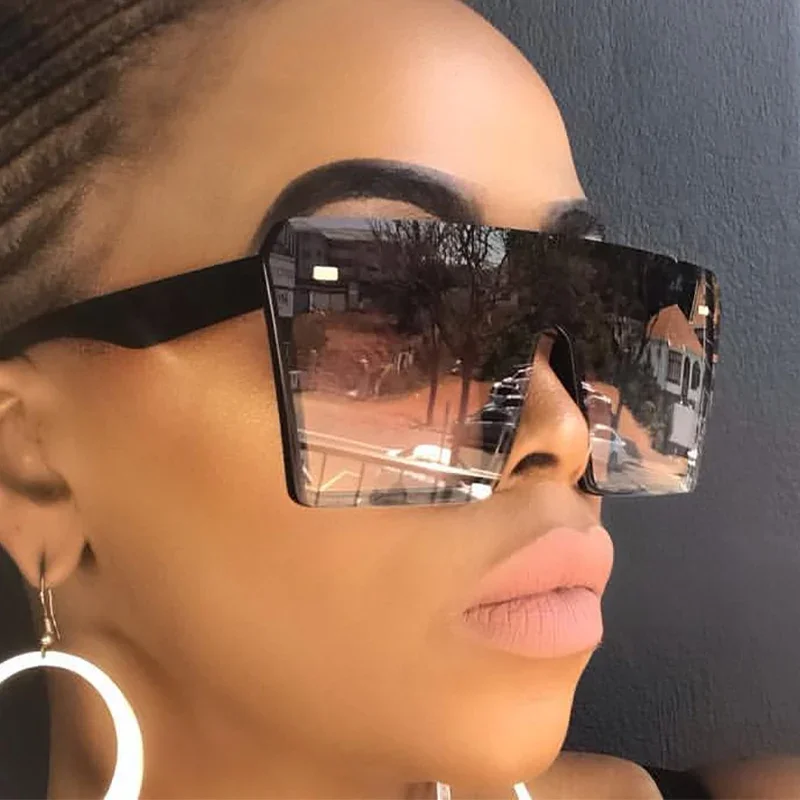 Amazon.com: HDUBFY Rimless Oversized Sunglasses Women Men
