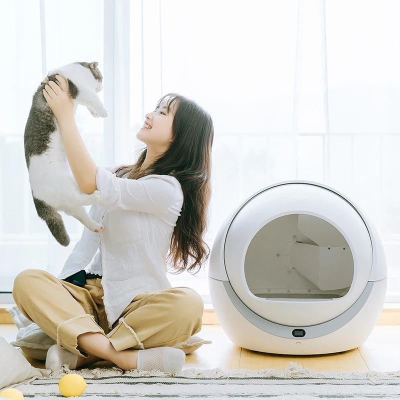 

APP WIFI control Intelligent Self-Cleaning for big pet Cats toilet fully enclosed smart Cat litter box Automatic