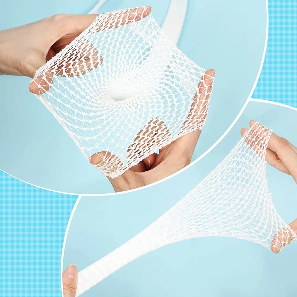 1 Roll Net Tubular Bandage Elastic Mesh Wound Dressing Tubing Gauze Bandage Fix Net Bandage Retainer Stretch Tube Bandages