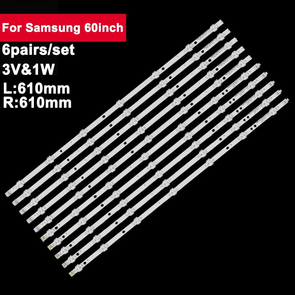 Striscia Led Retroilluminata Tv 3V 610Mm Per Samsung 60 Pollici Muslimmuslimexmuslimexmuslimah