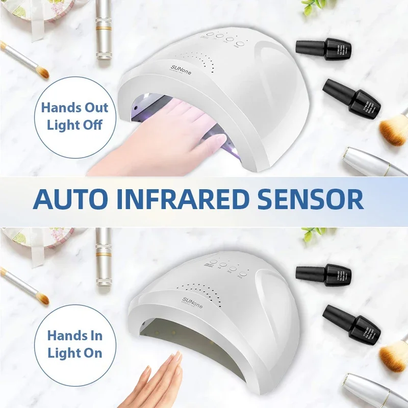 LULAA SUNone UV LED 네일 램프, 빠른 경화, 모든 UV 젤 전문 네일 드라이어, 빠른 건조 젤 램프, 네일 도구, 48W