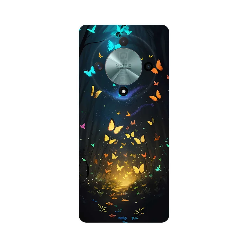 Silicone Wolf Painted Soft TPU Back Case Cover