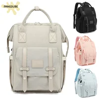 PANGDUBE Baby Nappy Bag with 2pcs Stroller Hooks Mummy Bag Backpack Waterproof Outdoor Travel Mommy Maternity Bag for Baby Stuff 1