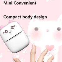 Portable wireless Bluetooth HD printer Mini Thermal Printer Printing Self-adhesive Paper for Label/Picture/Photos/Receipts/Notes 2