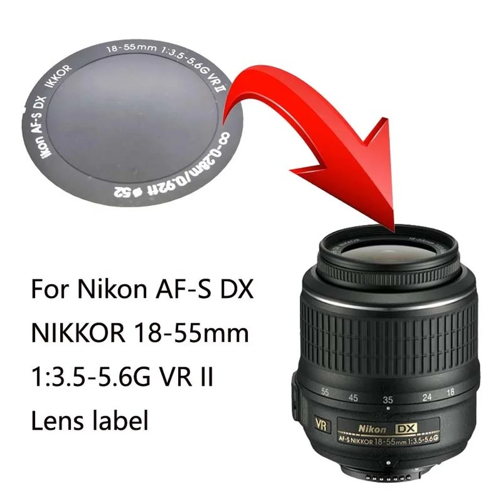New Ring label For Nikon AF-S DX NIKKOR 18-55mm 1:3.5-5.6G New Ring label For Nikon AF-S DX NIKKOR 18-55mm 1:3.5-5.6G