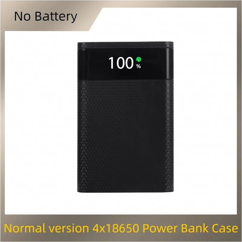 Pil yok 18650 Pil DIY Güç Bankası Kasa Şarj Saklama Kutusu 5 V Çift USB Tip C Tutucu PD QC3.0 Akıllı Telefon Için Hızlı Şarj