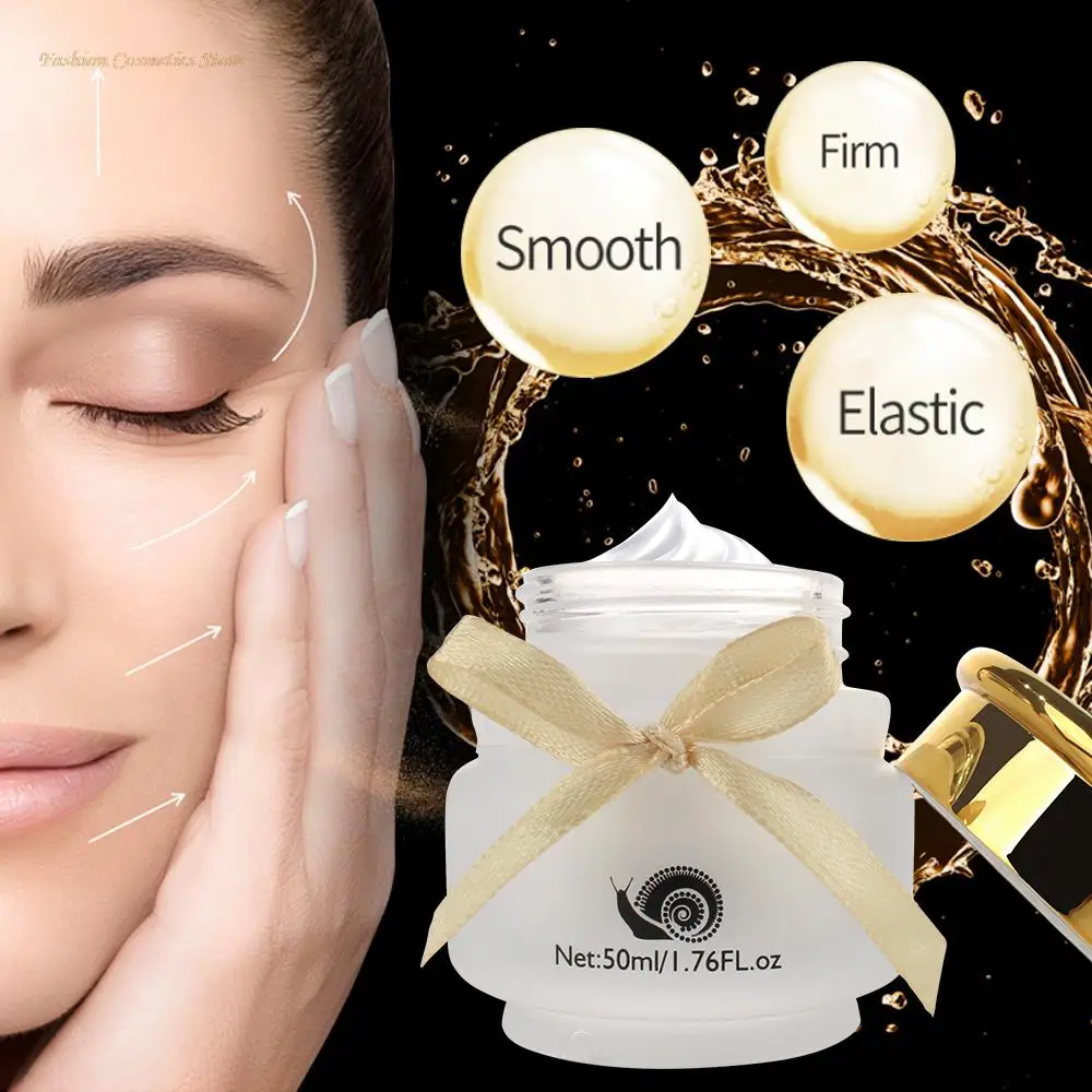Face Cream Snail Serum Wrinkle Remover Skin Care Collagen Lifting Firming Anti-Aging Fade Fine Lines Moisturizer Brighten Cream