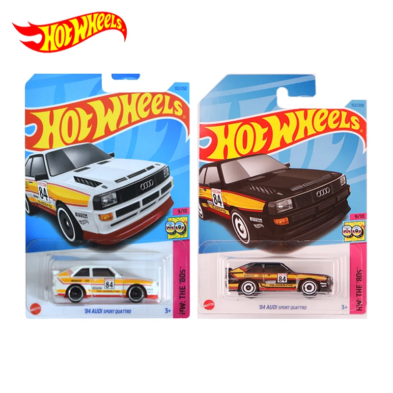 

Original Hot Wheels Car 84 Audi Sport Quattro Toys for Boy 1/64 Metal Diecast HW The 80s Alloy Model Vehicle Birthday Gift C4982