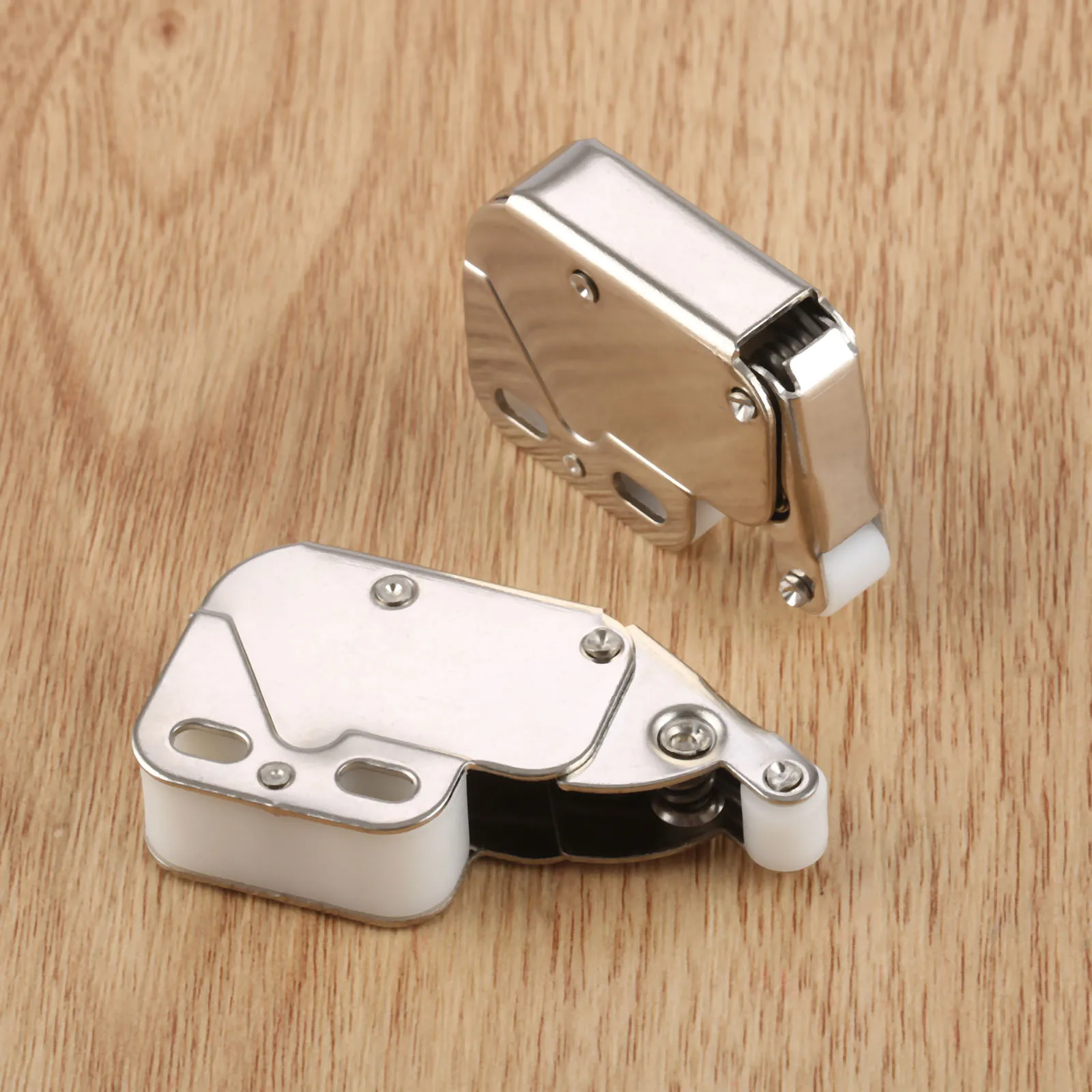 Dreld 2pcs Mini Push Catch Latch Lock Furniture Security Lock