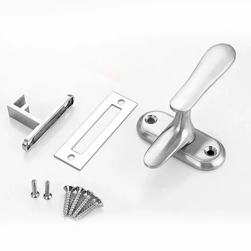 Stainless steel door handle window latch handle sliding window safety buckle hardware accessories Y5GB