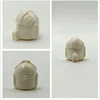 100 pcs pure white helmet head Building Block  Mini Action Figure Toys Solid Plain Helmet Accessories 2