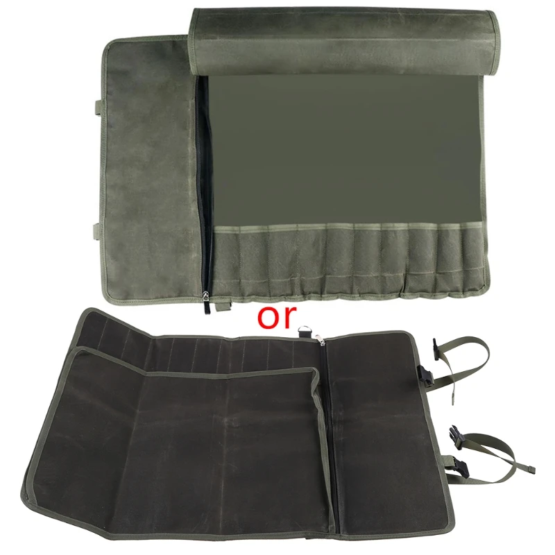 

Canvas Chef Knife Bags Knife Roll Bag Kitchen Cooking Bag Portable Knife Bags