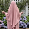 Comfortable Oversize Dubai Turkish Turban Solid Muslim Women Khimar Wrap Malaysia Shawls Scarf Moroccan Hijabs Multi Colors Eid