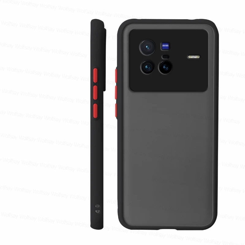 Matte PC Cover For Vivo X80 Pro Case Vivo X60 X70 X80 Pro X Note 5G Cover Shockproof TPU Protective Phone Back Case Vivo_voghion.com