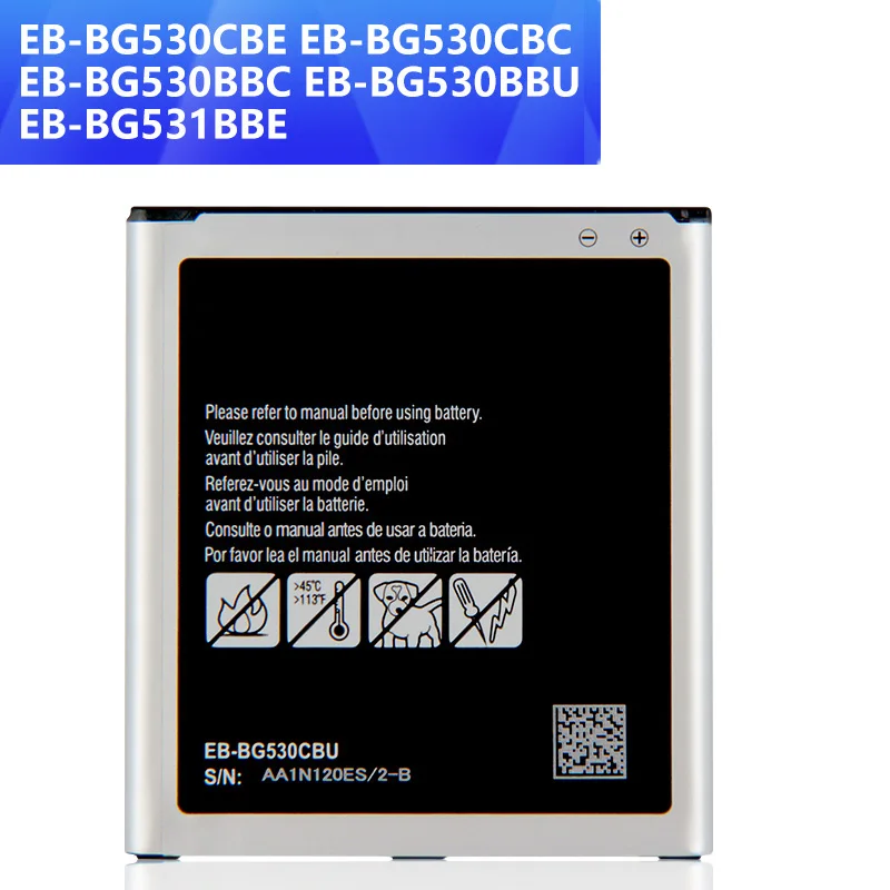 

NEW Replacement Battery EB-BG530BBC For Samsung Galaxy Grand Prime J3 2016 G5308W G530 G530H G530F G531F G530FZ EB-BG530CBE/CBU