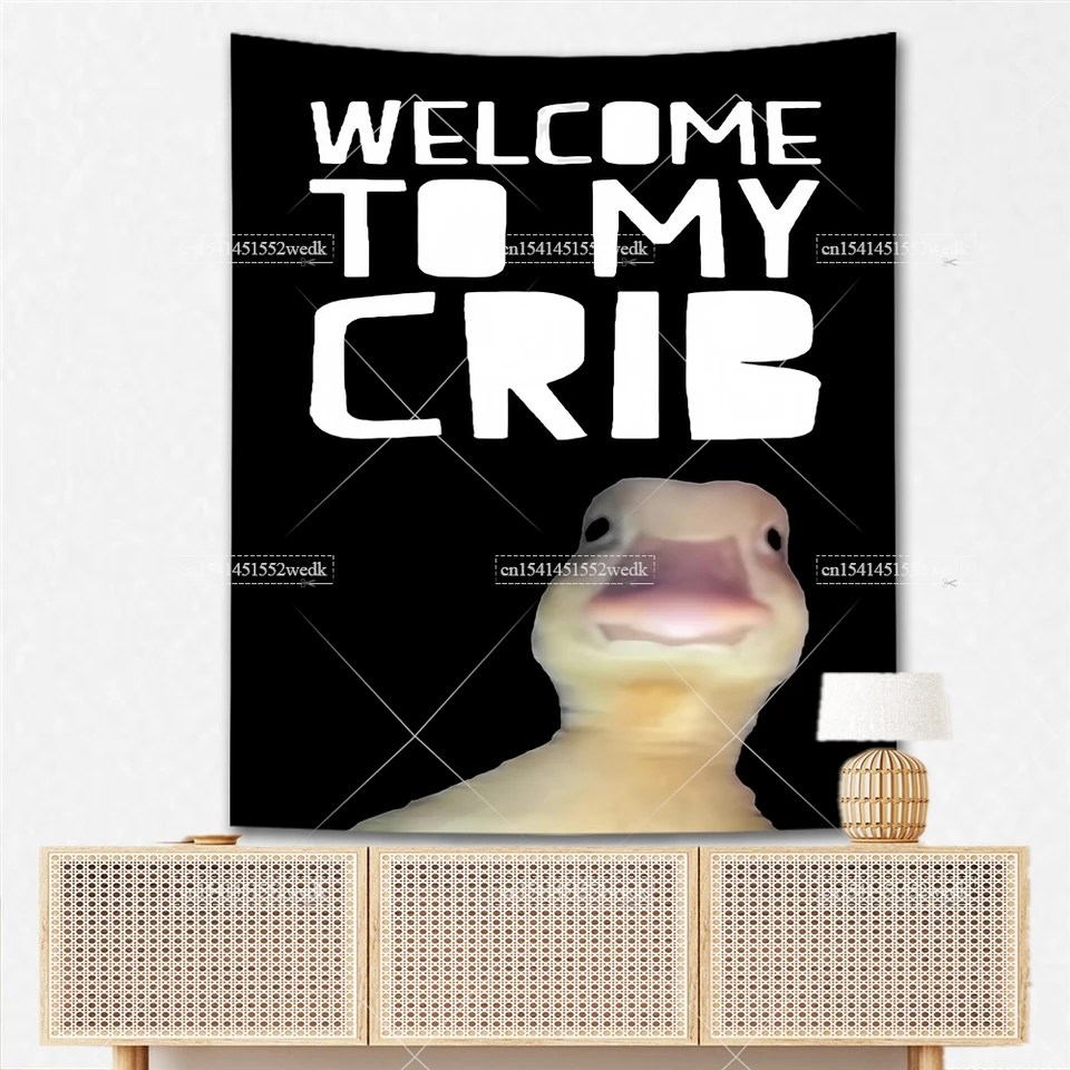Generic Welcome To My Crib Funny Flag 2x3Ft Wall Flag With