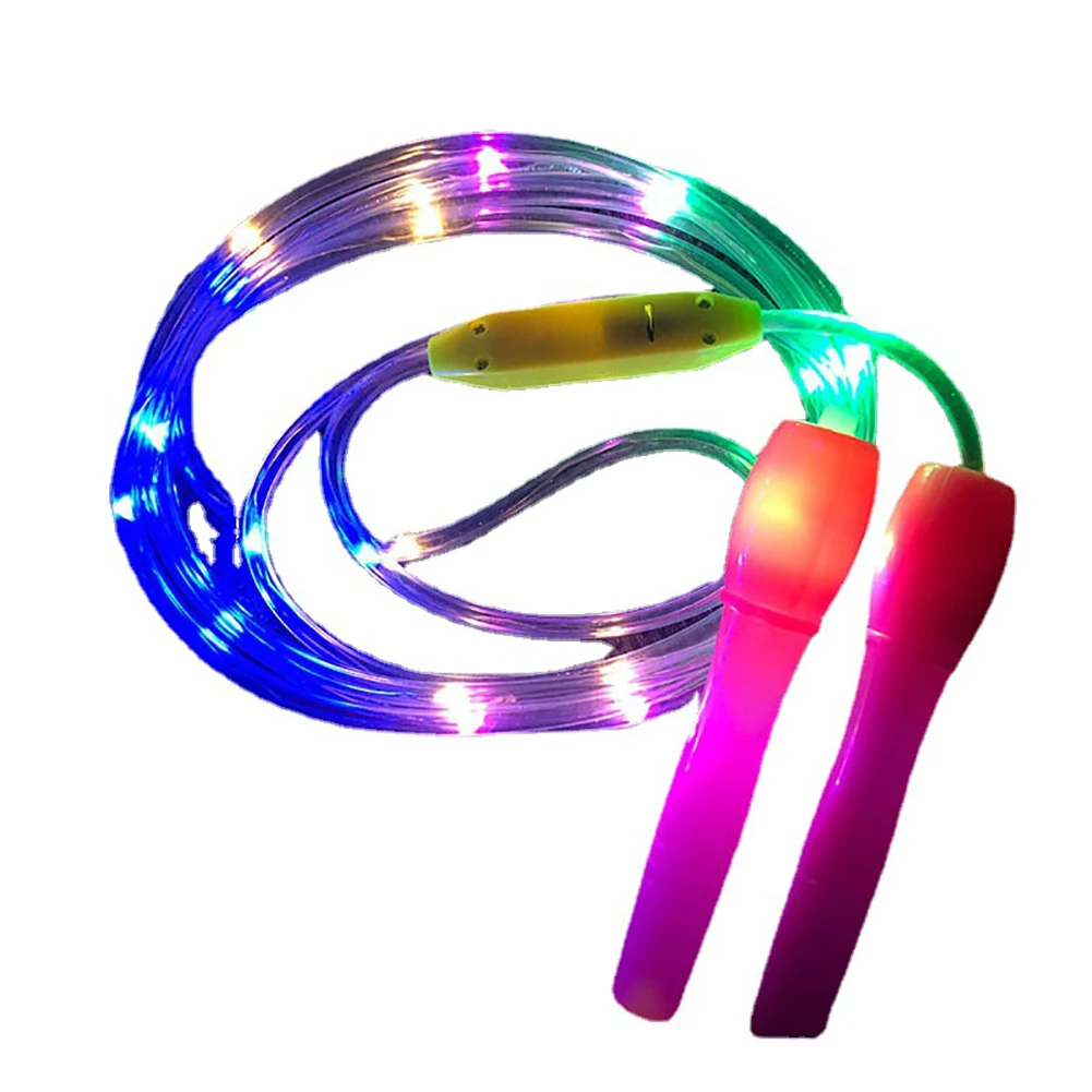 LED Luminous Children Skipping Ropes Exercise Jumping Game Fitness Home