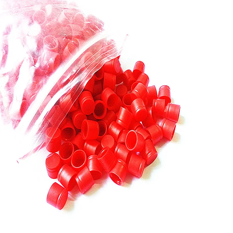 1000PCS/Lot  Red Cap Flange FC Female to Female Fiber Optic Adapter Connector