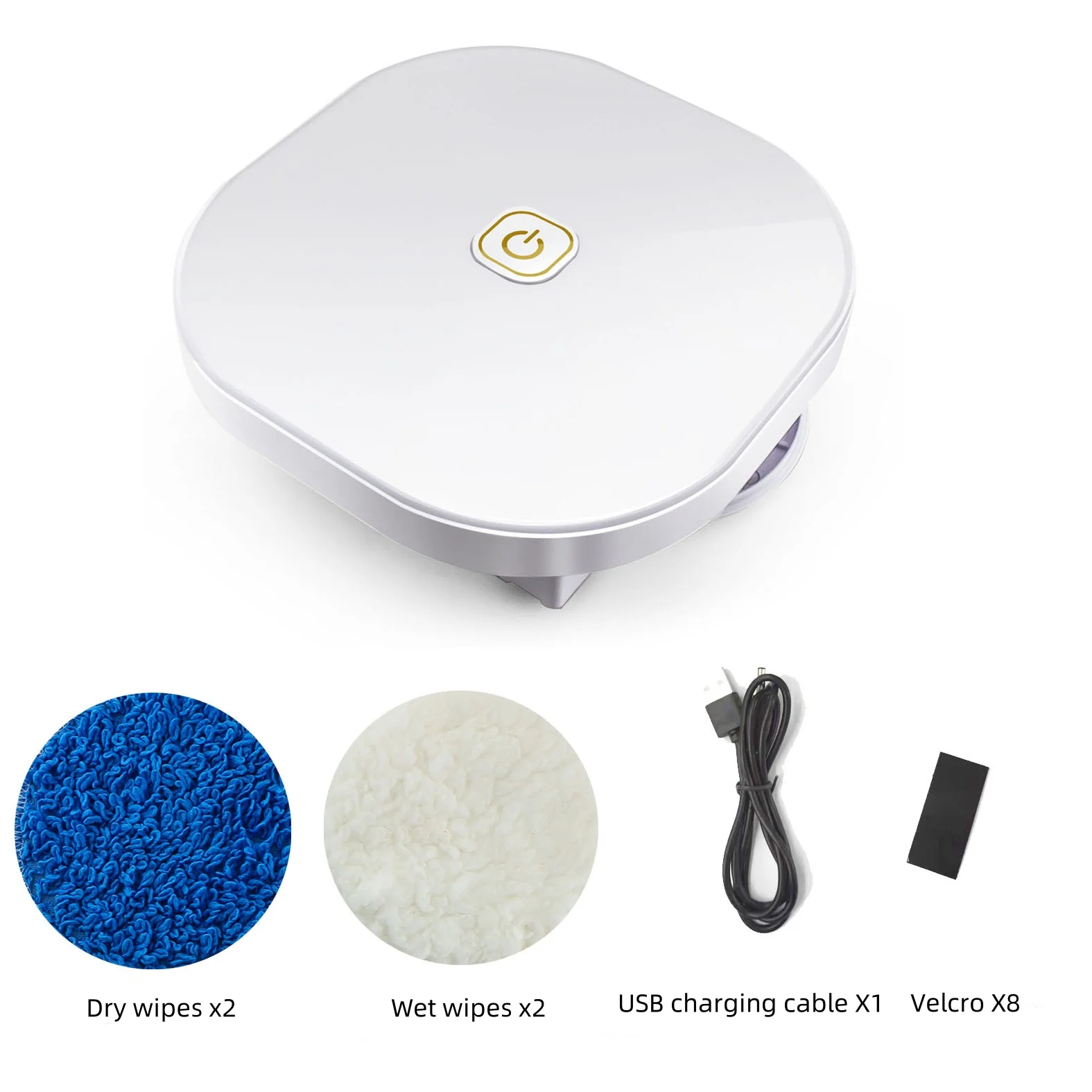 USB Electric Household Fully Automatic Lazy Floor Cleaning Machine Double Mop Wet and Dry Dual-purpose Smart Sweeping Robot 6