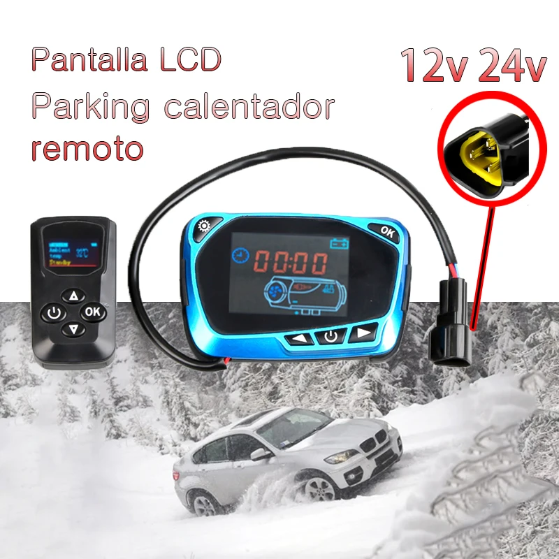 Calentador De Aire Diésel Universal De 12V, Interruptor De