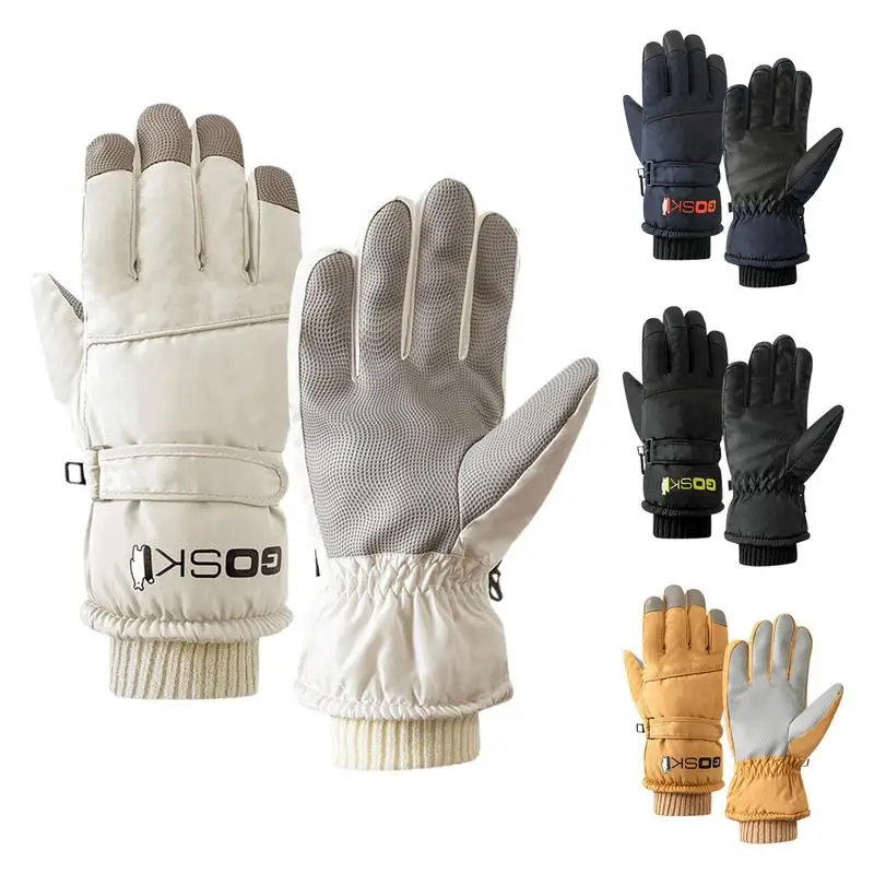 

Unisex Ski Gloves Snowboard Mittens Touchscreen Gloves Winter Snowmobile Motorcycle Waterproof Thermal Snow Gloves