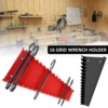 2Pcs Wrench Organizer Wrench Storage Rack Plastic Spanner Tools Holders Wrench Holder Wrenches Keeper for 5mm to 27mm Wrench 5