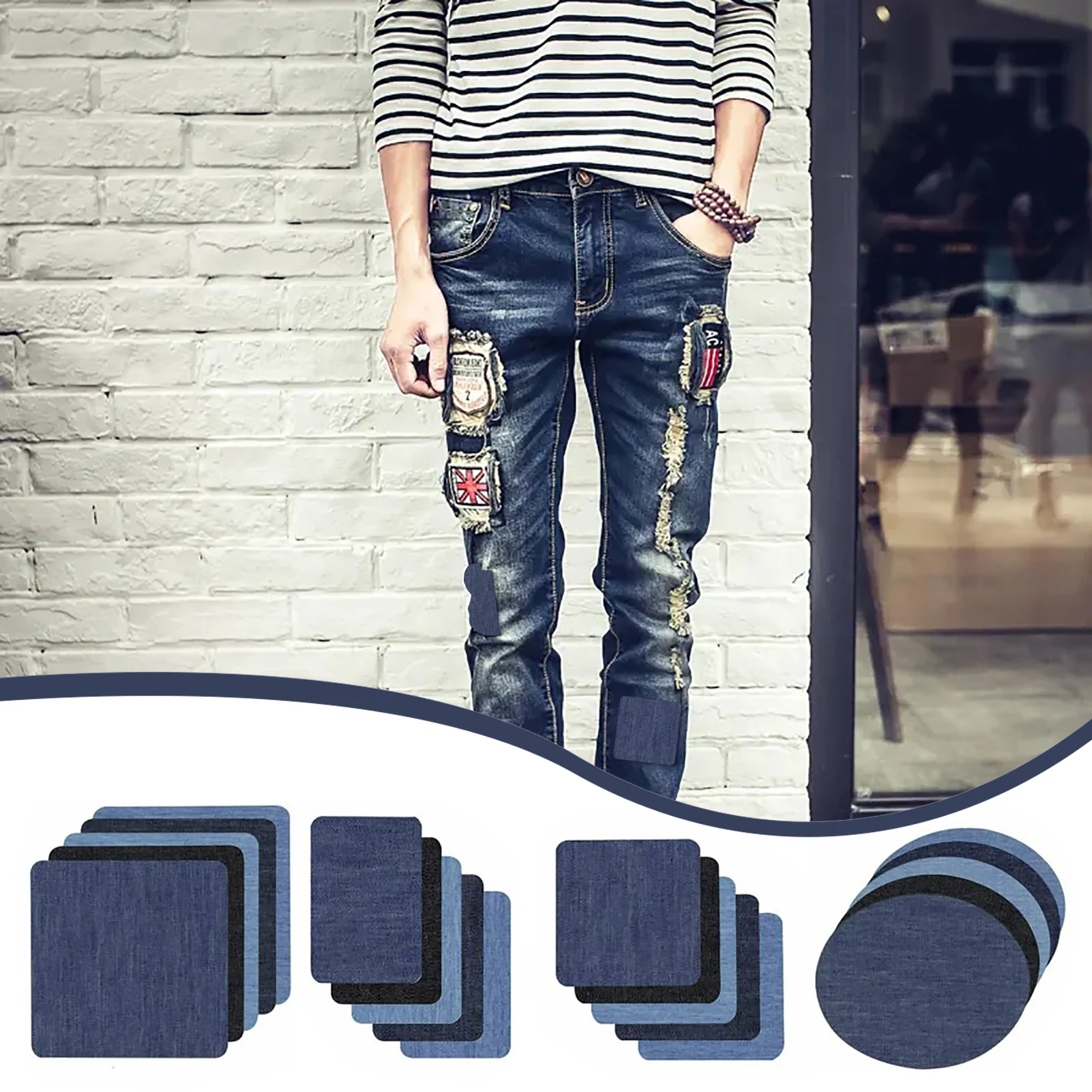 Blue Jean Patches Blue Jeans Denim Patches Blue Jeans Patches Iron On Inside  Patches For Clothing Repair Denim Patches For Jeans - AliExpress