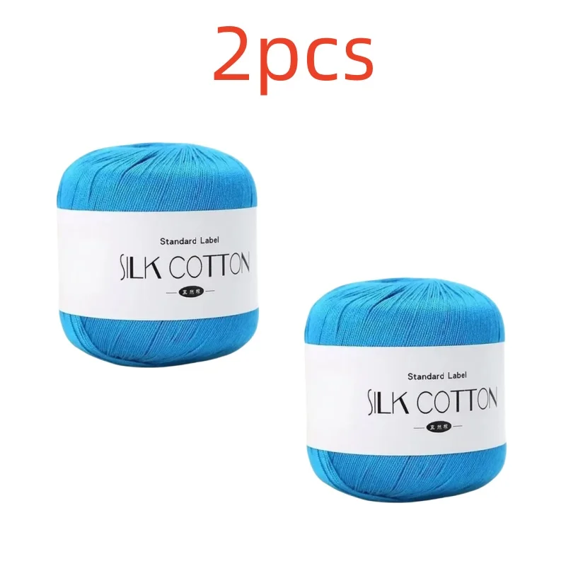Silk Lace Cotton Milk Crochet Yarn - Soft & Warm Hand-Knitting Thread