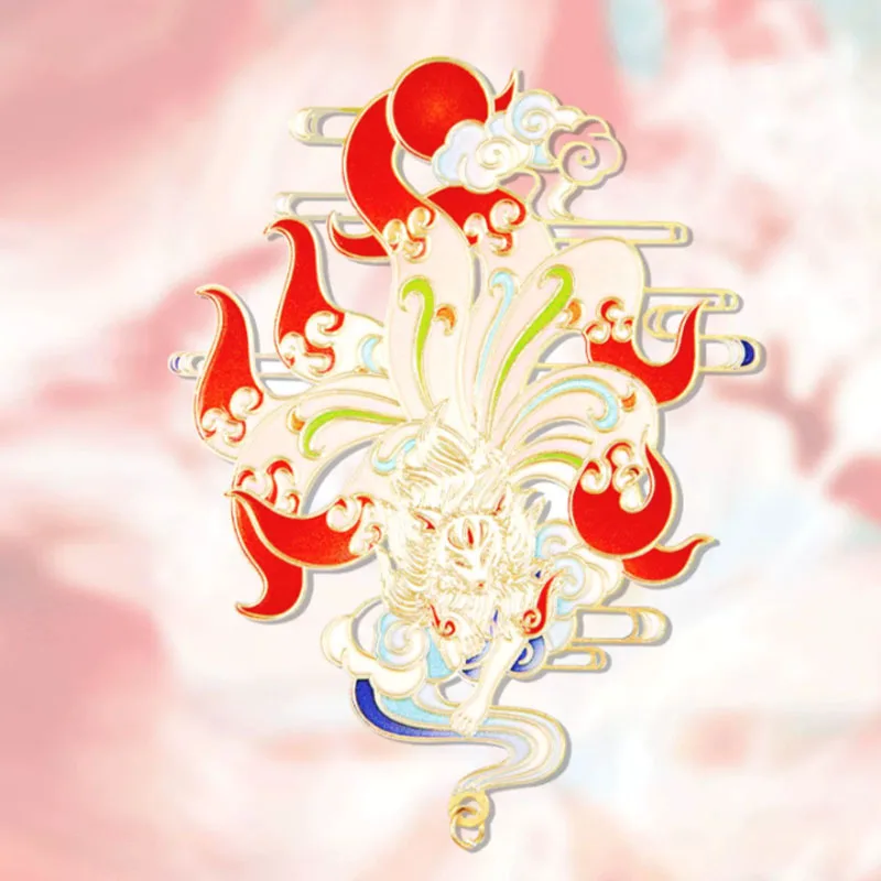 Palace Museum Cultural and Creative Metal Bookmarks, Chinese Style Exquisite Brass Hollow Small Gift Send Friends Souvenirs, 1Pc