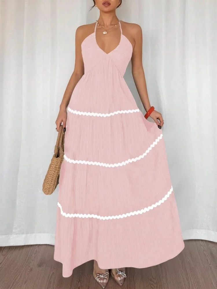 Wmstar Dress Women Wholesale New Popular Wholesale Dresses for European American Clothing Luxury 2025 on Clearance Sale