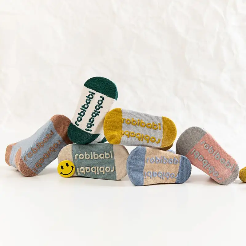 Baby Socks Floor Non-slip Cotton Low-cut Socks  Cartoon Socks Baby Girls Boys Soft  Cute Boots