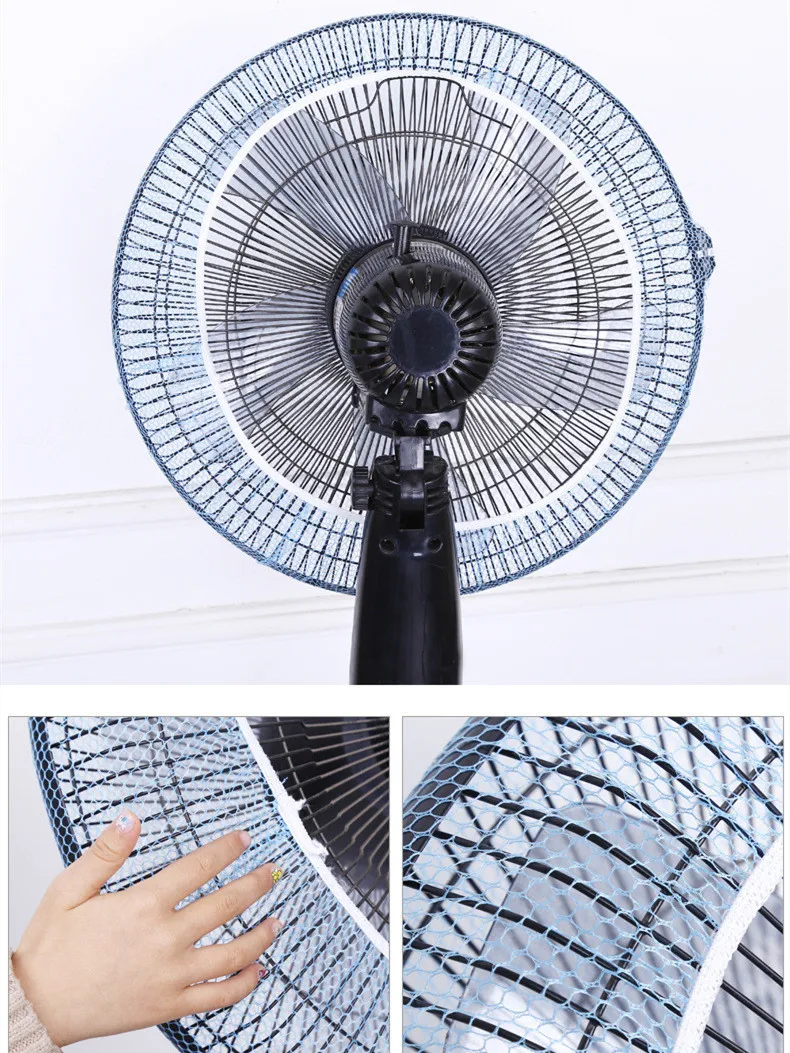 Description Picture 5 of itemElectric Fan Cover Fan Safety Dust Cover Mesh Fan Covers for Baby Kids Finger Protector Kids Finger Guards Safety Mesh Nets