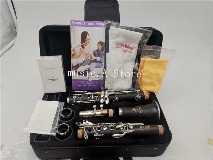Made in Japan Clarinet 17 Key Falling Tune B /bakelite pipe body material Clarinet Woodwind Instrument