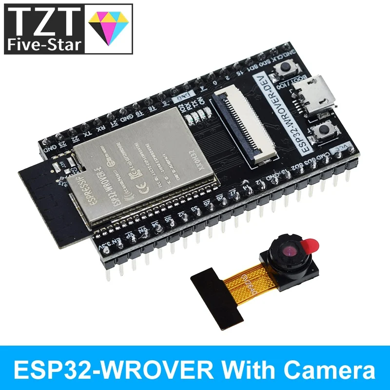2022 Più Nuovo Modulo Fotocamera Esp32 Cam Scheda Esp32-Wrover Con Modulo Bluetooth Wi-Fi Fotocamera Per Arduino Ide C Codice Python Ov2640