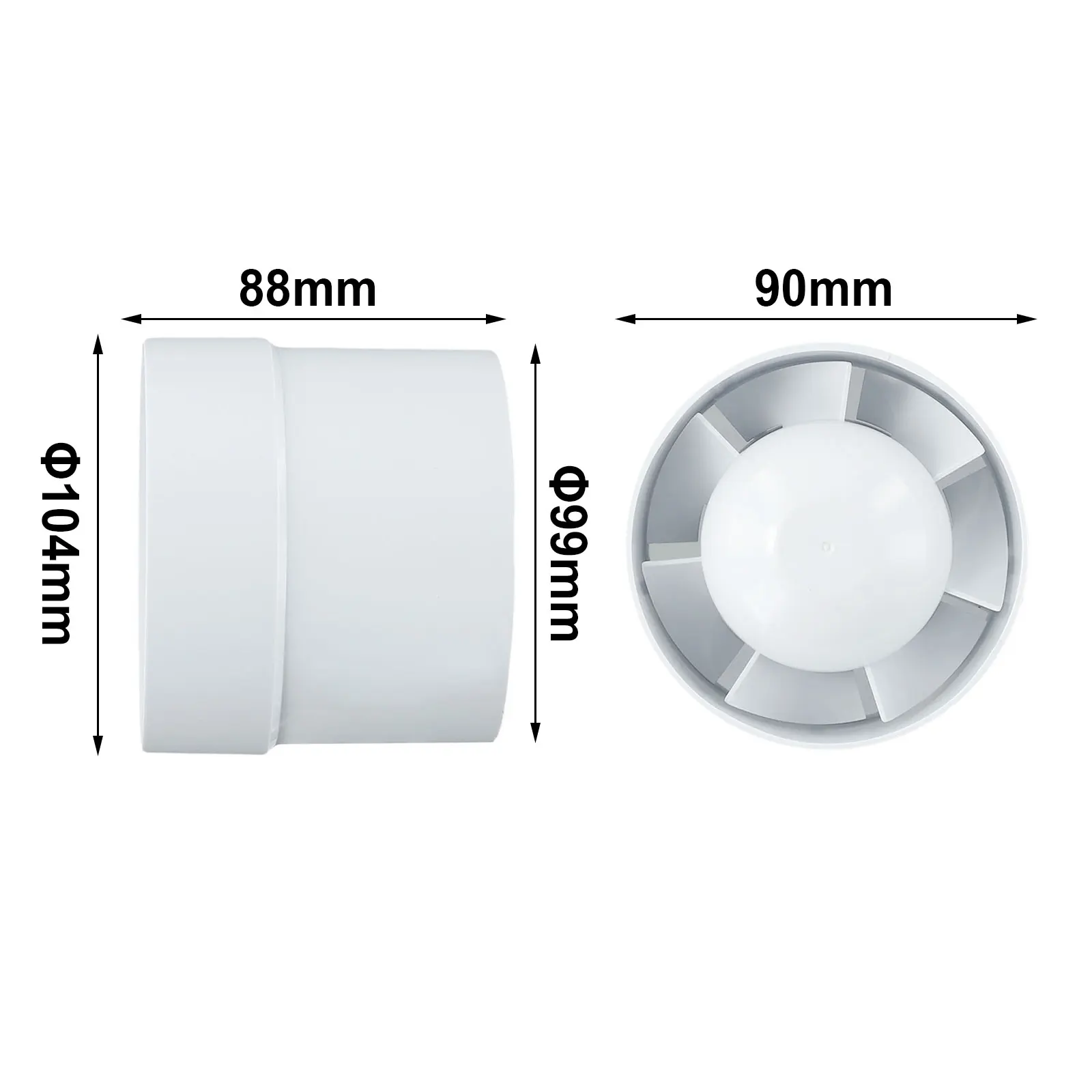 Inline Extractor Fan Extractor Fan High Performance 100 125 150mm In Line For Bathroom And Kitchen