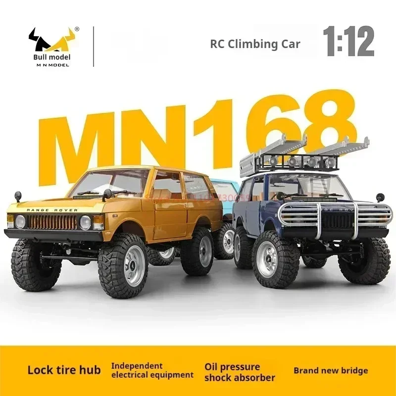 Mn 168 New 1:12 First Generation Range Rover Rc Remote Control Vehicle All Terrain Crossing Climbing Vehicle With Door Bridge 2
