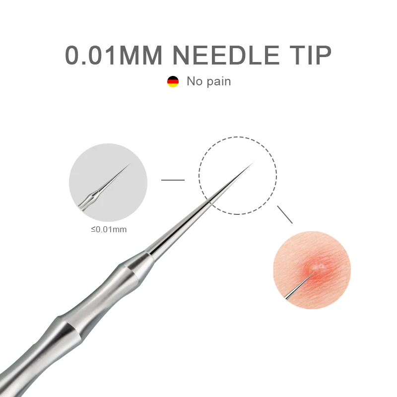 New German Acne Blackhead Removal Needles Pimples Blackhead Clip Tweezers Beauty Artifact Blemish Extractor Remover Needle Tool 5
