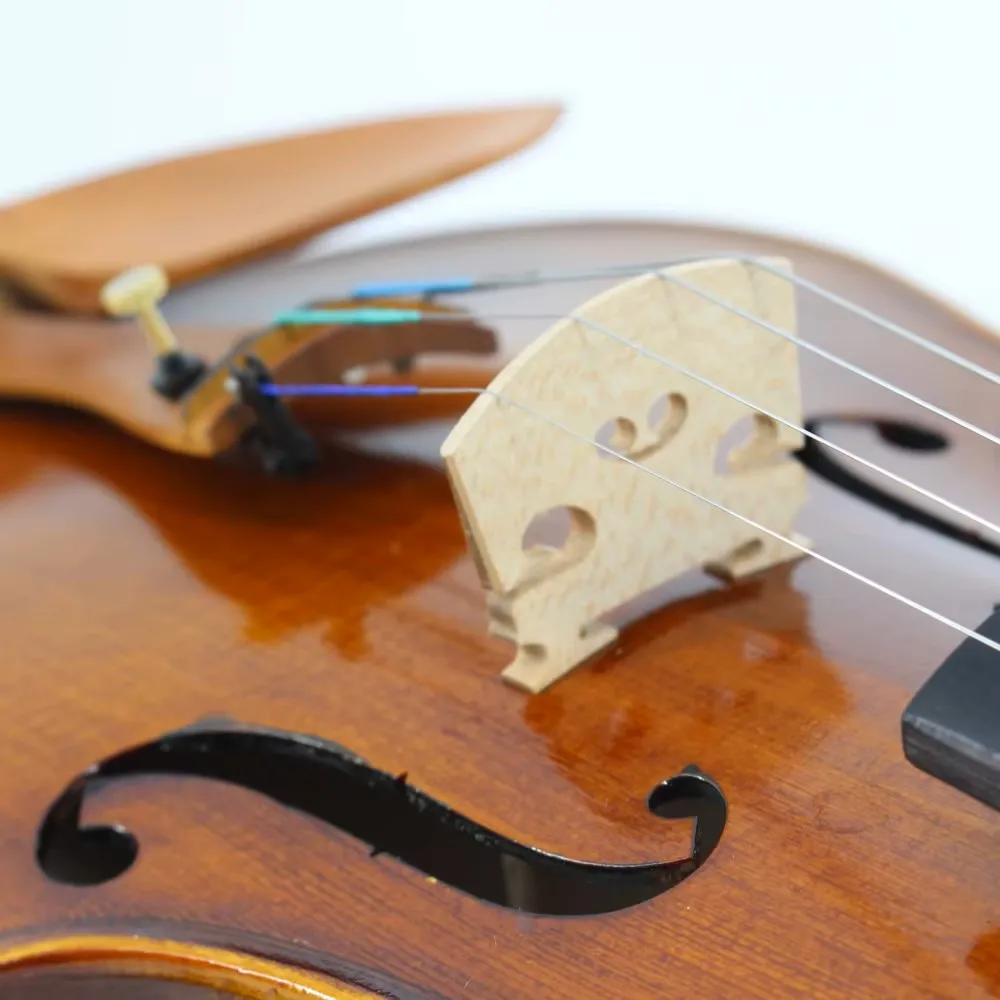 Full Size Violin 4/4 3/4 1/2 1/4 1/8 Finished Spruce Flame Maple Violin Mahogany Nail Full Parts Classy