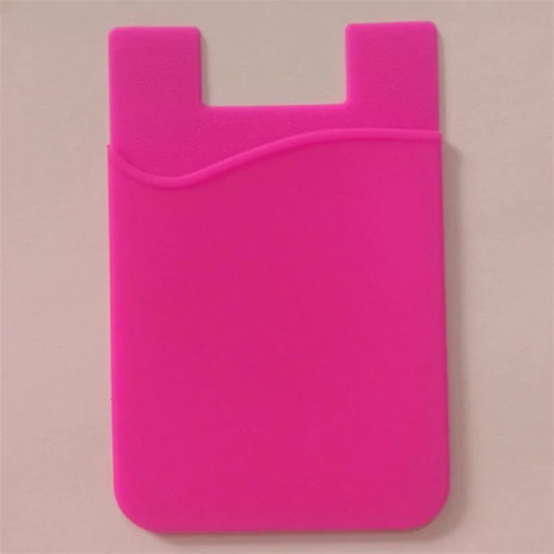 Silicone Phone Adhesive Card Holder Wallet