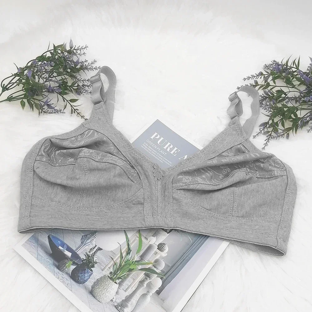 TOP Push Up Bra Plus Size Bras for Women Full Coverage D E F Cup Seamless Underwear Cotton Bh 115E 110E 105E 100E 95E 90E85E C02 4