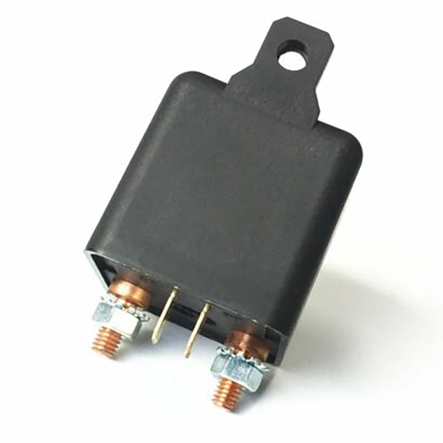 Interruptor de desconexión de batería de coche, aislador de 12V y 24V,  interruptor maestro de apagado de batería con cubierta de Terminal de goma  aislada - AliExpress