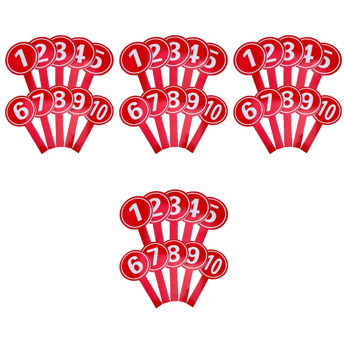 

40 шт., доска для постера с цифрами