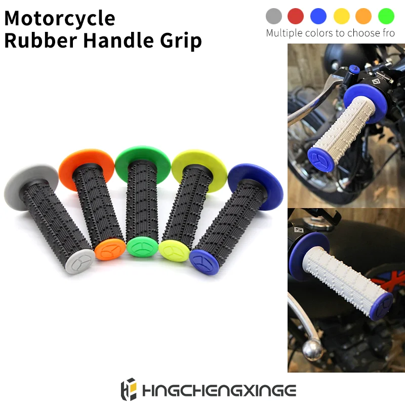 Universal Rubber Gel Handlebar Grips for Motorcycles and Scooters