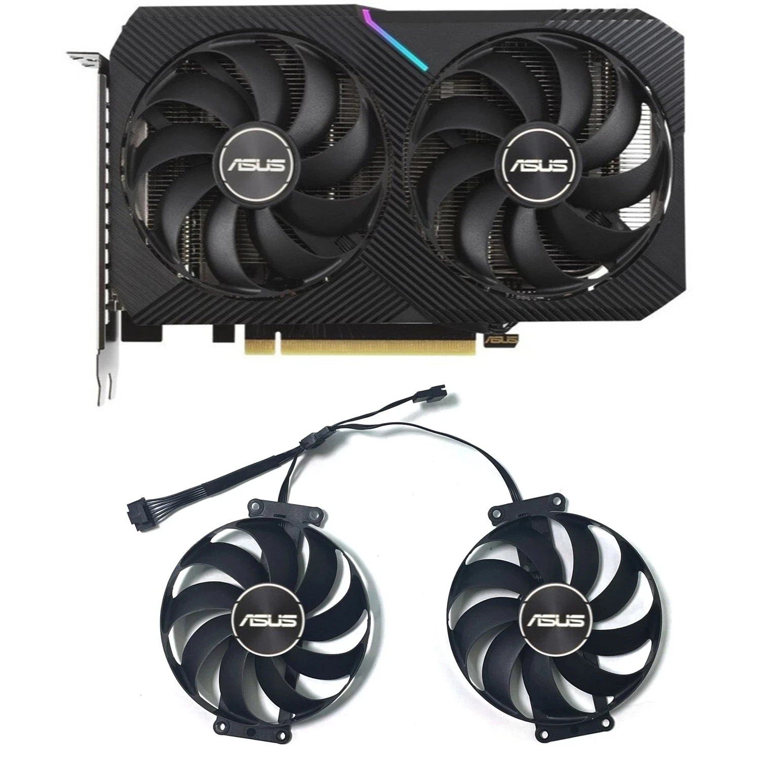 Cf9010U12S T129215Su 6Pin 90 Millimetri Per Asus Dual-Rtx3060-12G Rtx2060 Rtx2070Ti Scheda Grafica Ventola Di Raffreddamento