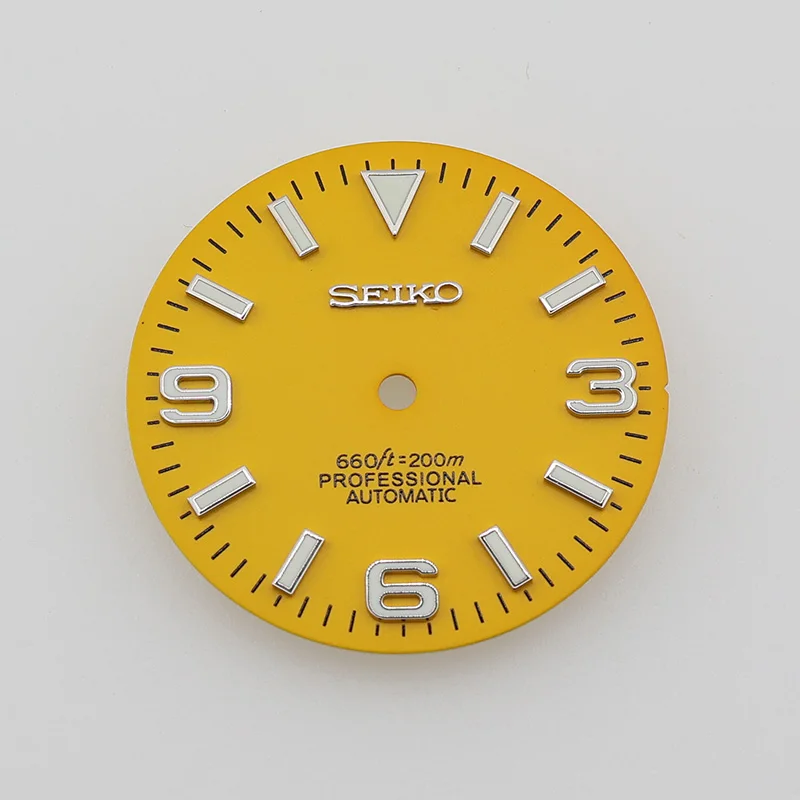 369 Digital NH35 S Dial for Seiko Sun Textured Hand Watch