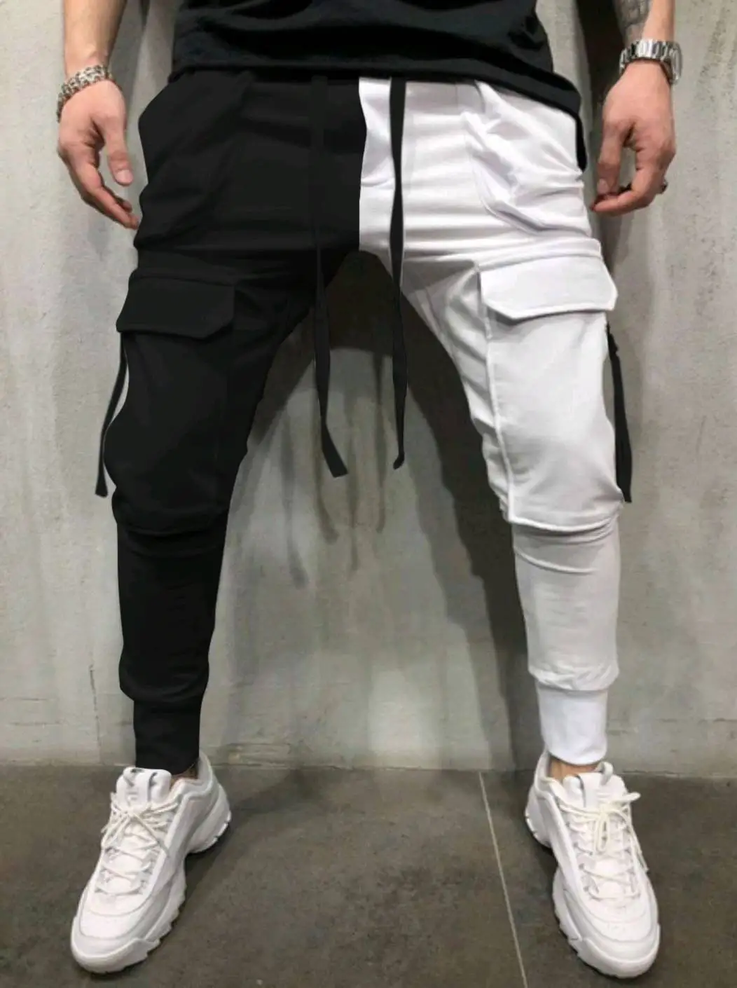 Casual pants,printed pants Men's Pants Hip Hop Joggers Cargo Pants Casual Fashion Printing Trousers Streetwear